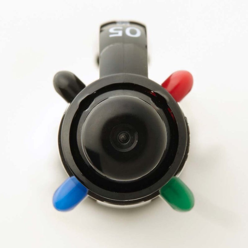 Pentel Ballpoint Pen Vicuna, Extra Fine, Black, Red, Blue, Green, Black (BXC45A) - Image 3